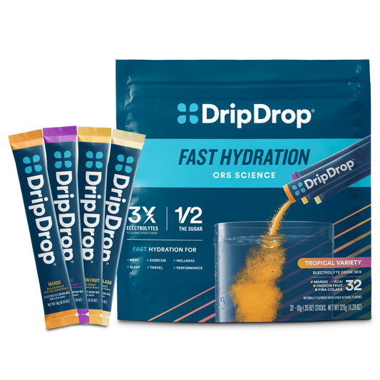dripdrop-tropical-variety-pack-electrolyte-powder-8-oz-sticks-32-count-e0 Tropical_Variety_-_32ct_-_Transparent.png