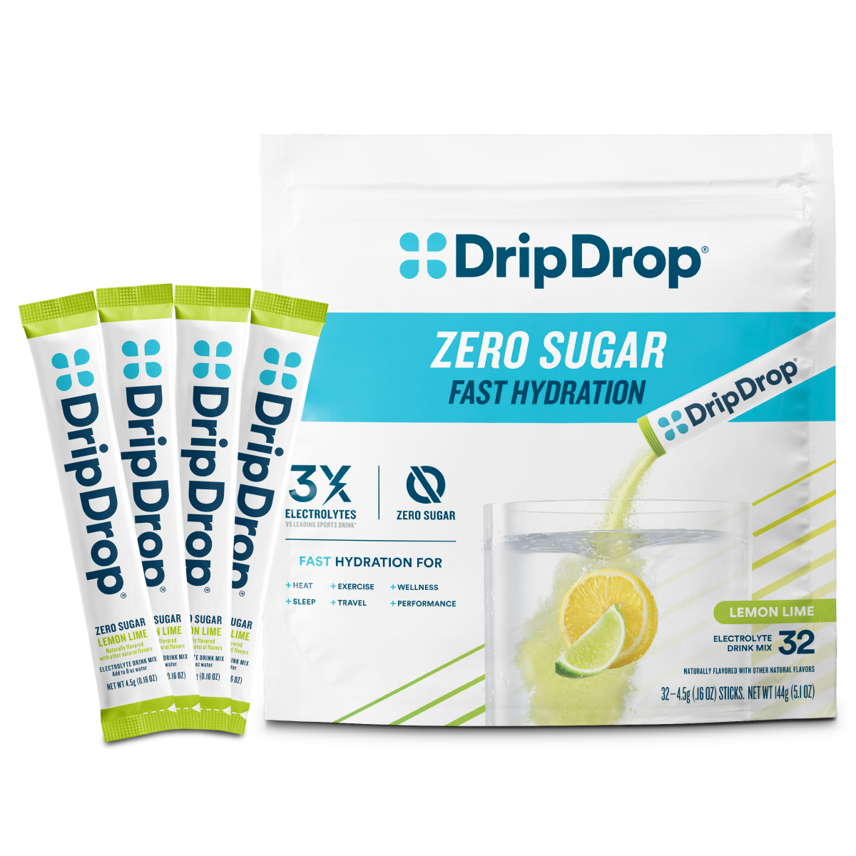 dripdrop-zero-sugar-lemon-lime-electrolyte-powder-8-oz-sticks-32-count-u4 Zero_Lemon_Lime_-_32ct_-_Transparent.png